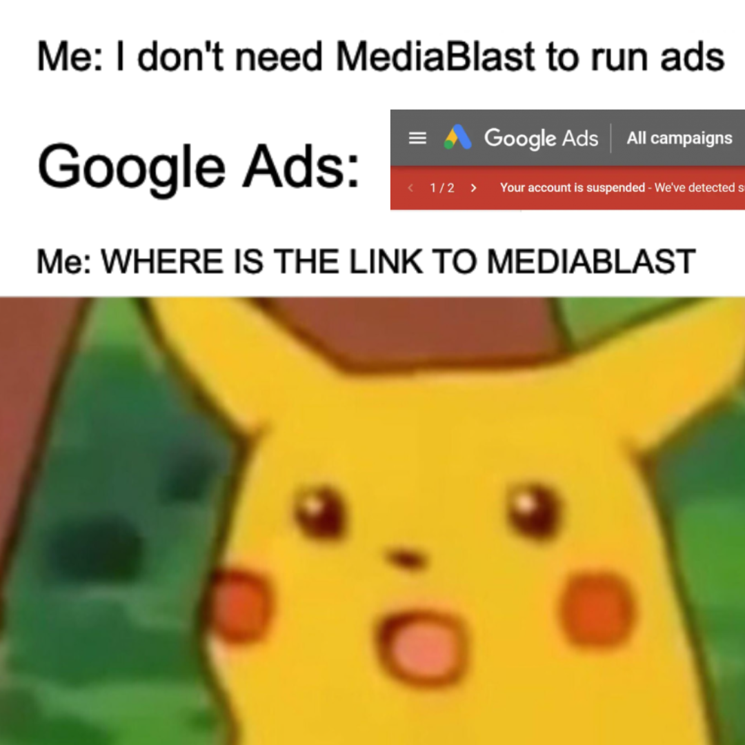 Media Blast Facebook ad from Feb 11, 2026