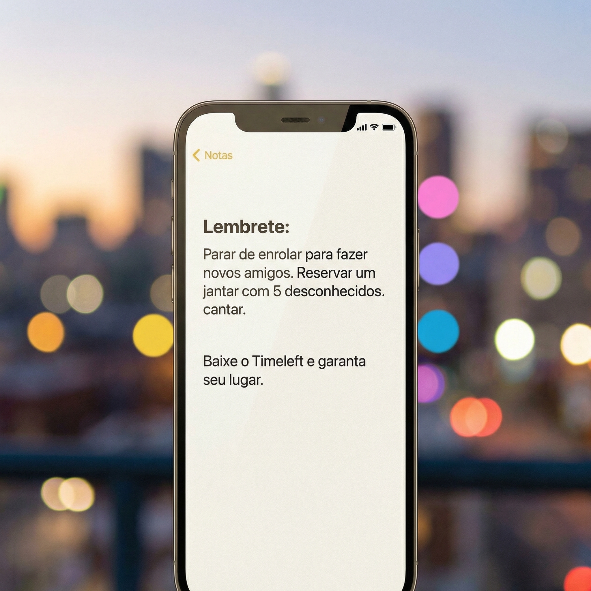 Timeleft Facebook ad