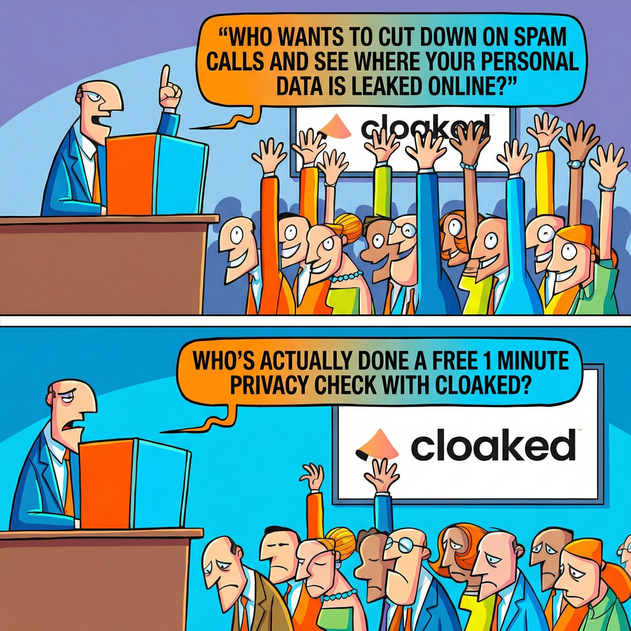 Cloaked Inc. Facebook ad