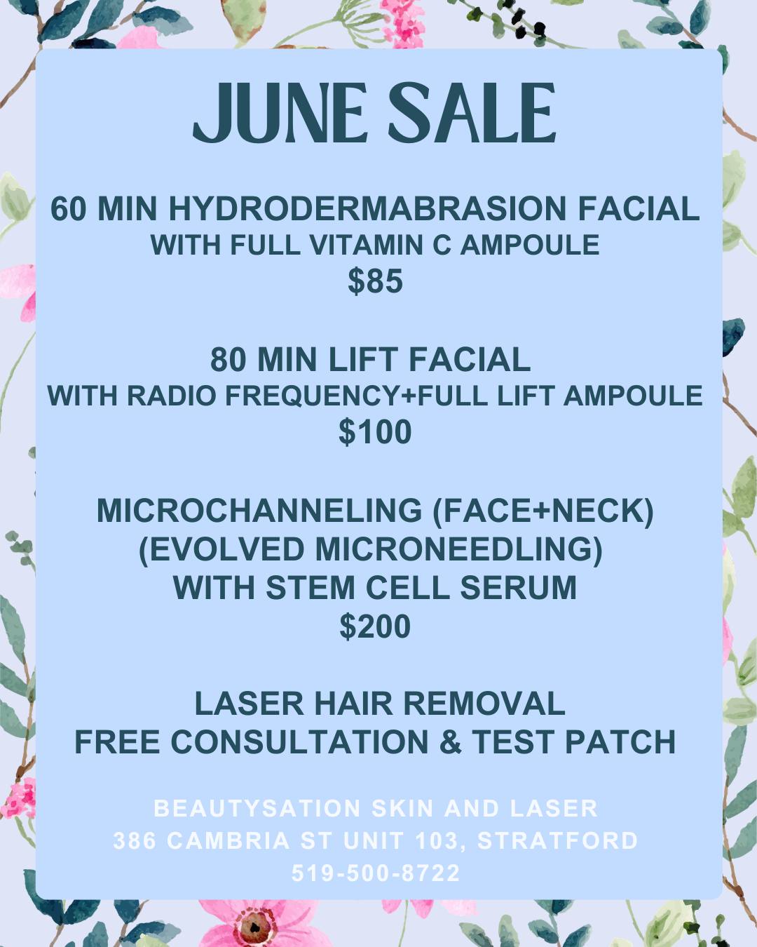 BeautySation Skin and Laser Facebook ad from Jun 4, 2026