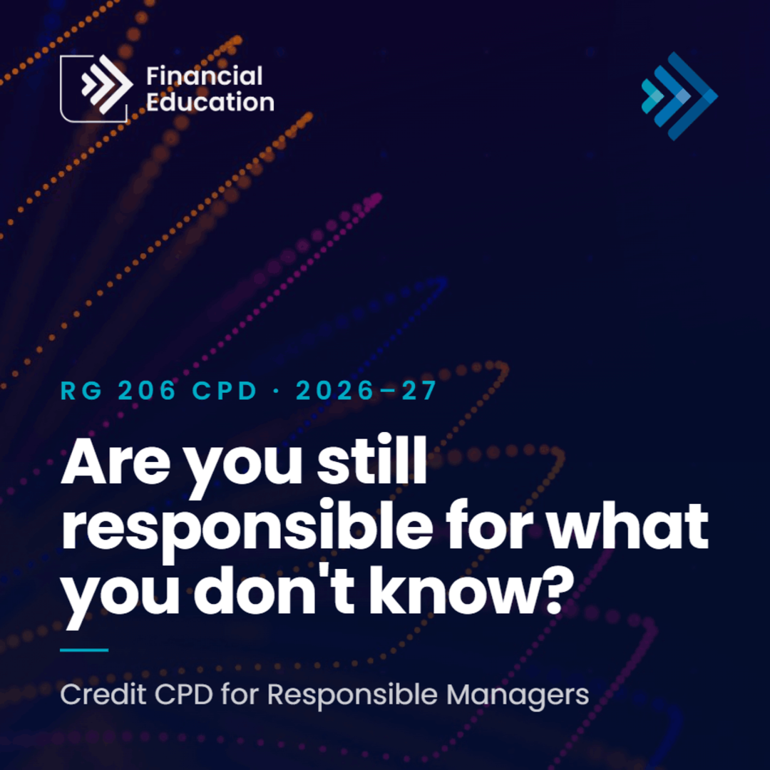 Financial Education Professionals Facebook ad: Responsible Manager CPD should sharpen real oversight …