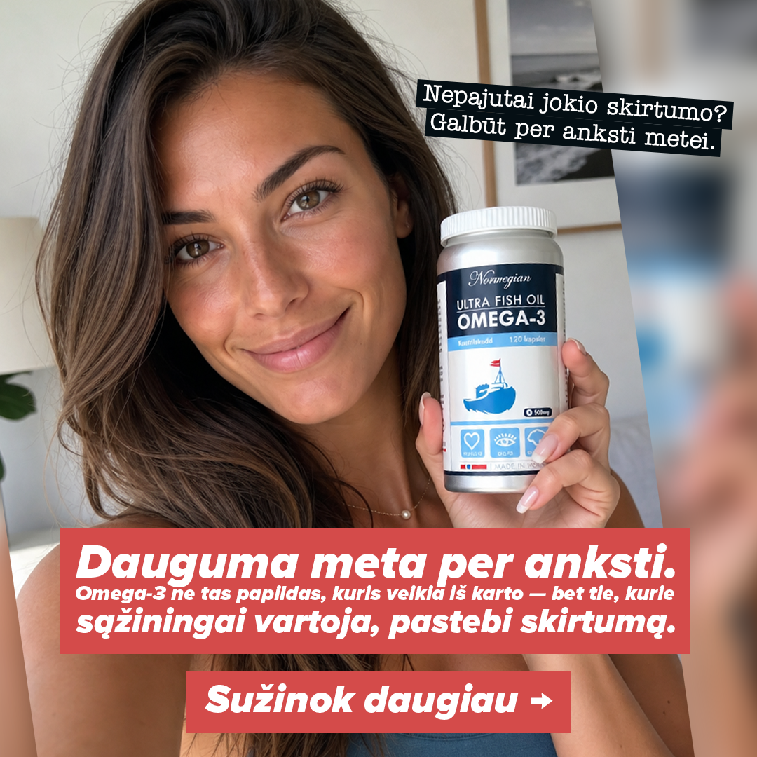 Omegalab.lt Facebook ad