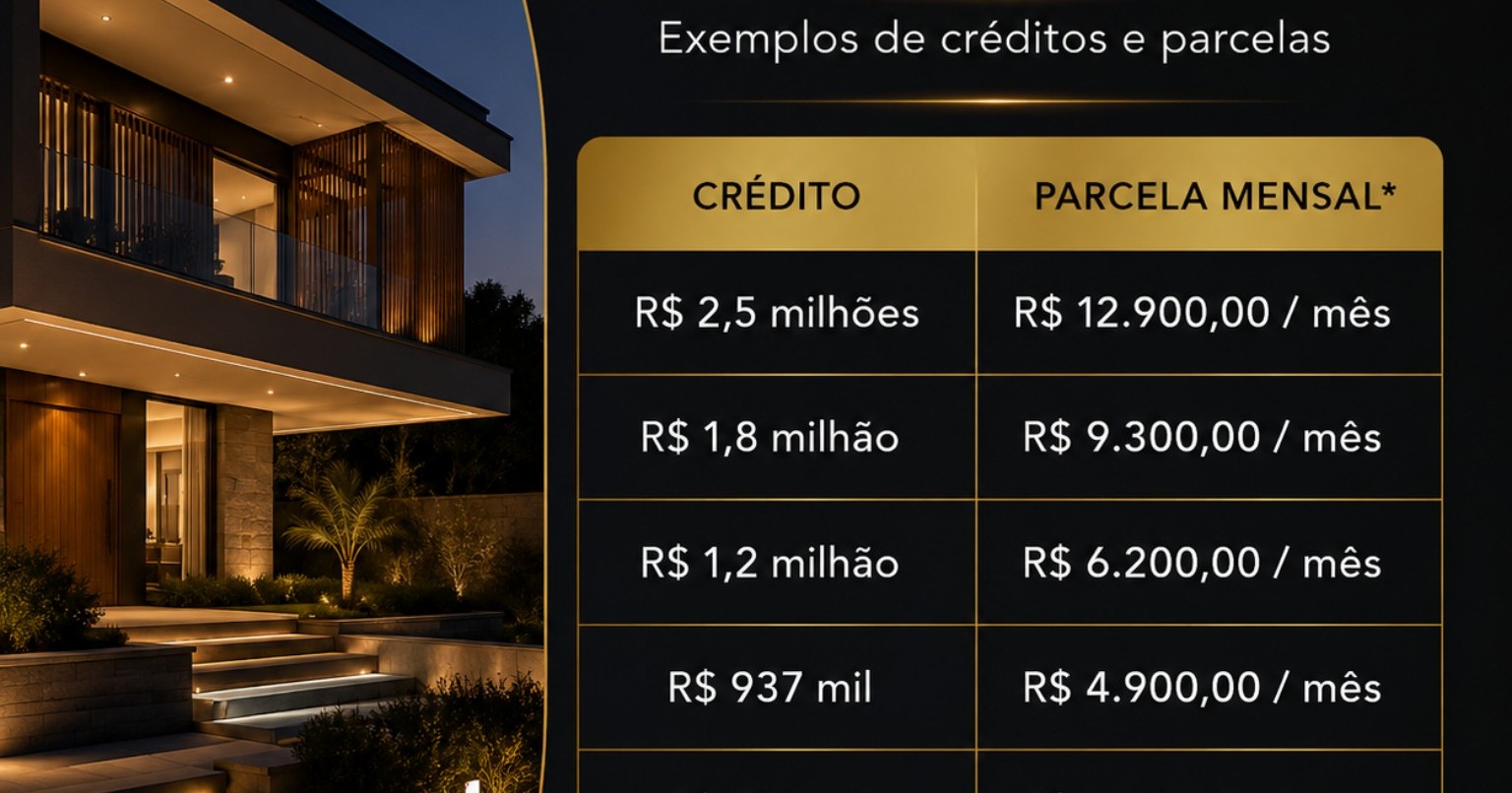 Cartas Contempladas & Consórcio Imobiliário Facebook ad: Planeje a compra