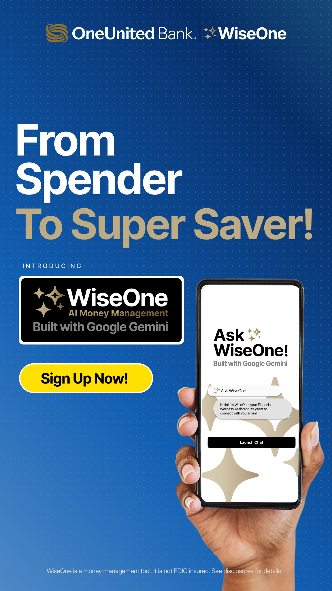 OneUnited Bank Facebook ad