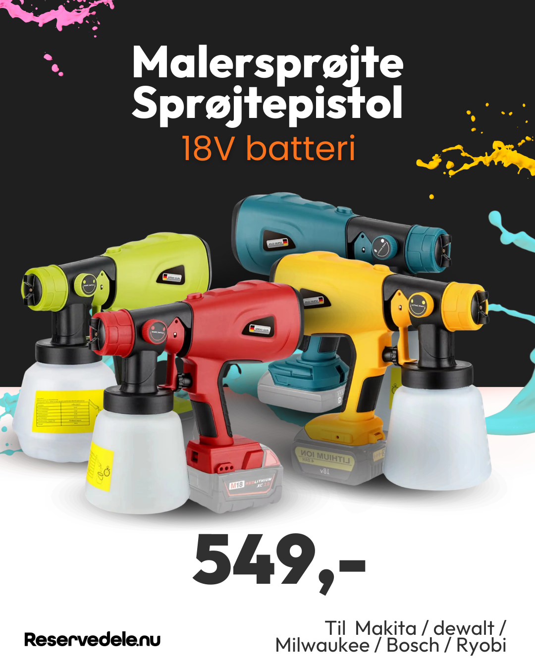 Reservedele.nu Facebook ad: Mal uden besvær