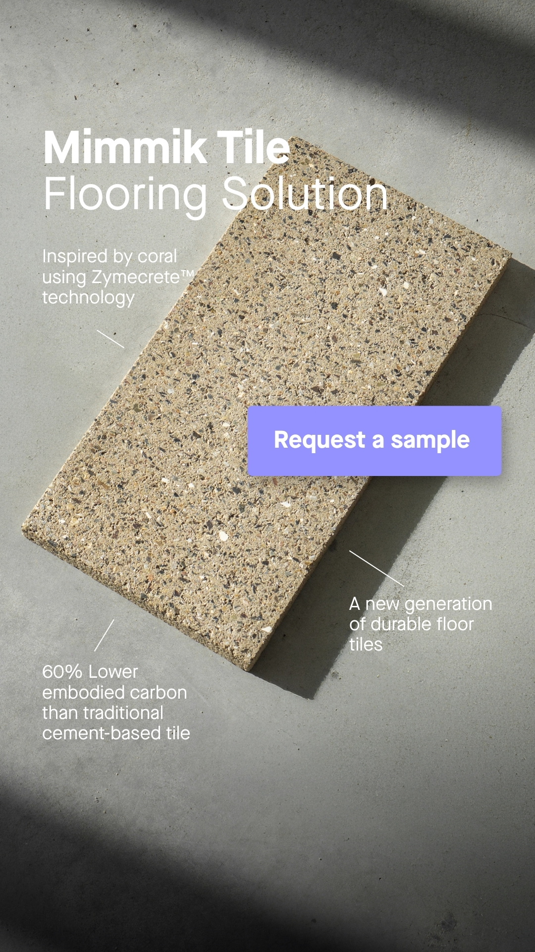 FRONT Materials Facebook ad