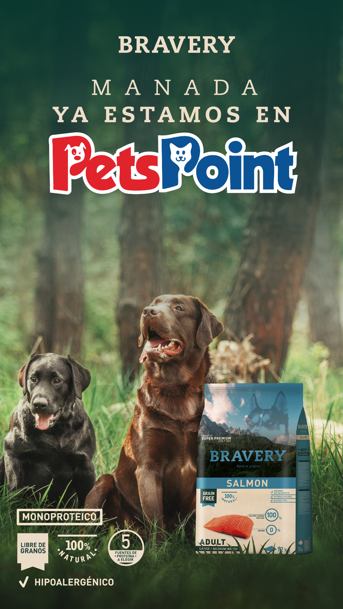 Bravery Pet Food CR Facebook ad from Jul 1, 2026