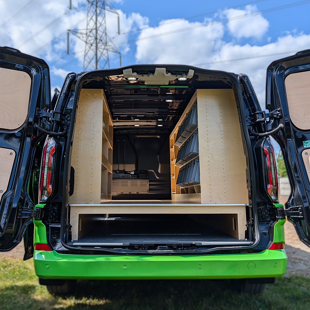 Yoke Vans Facebook ad: Modular and adjustable van racking