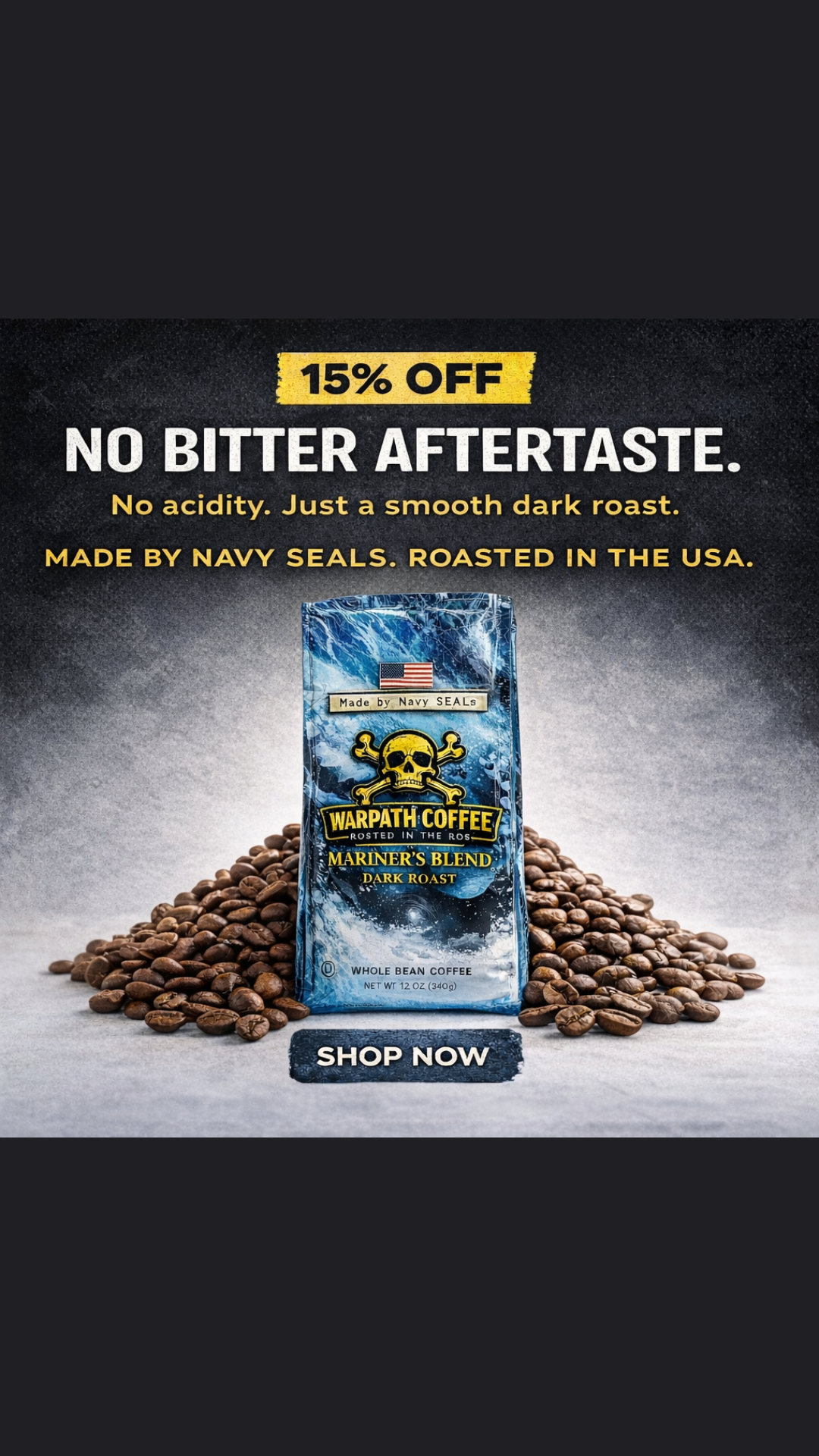 Warpath Coffee Facebook ad