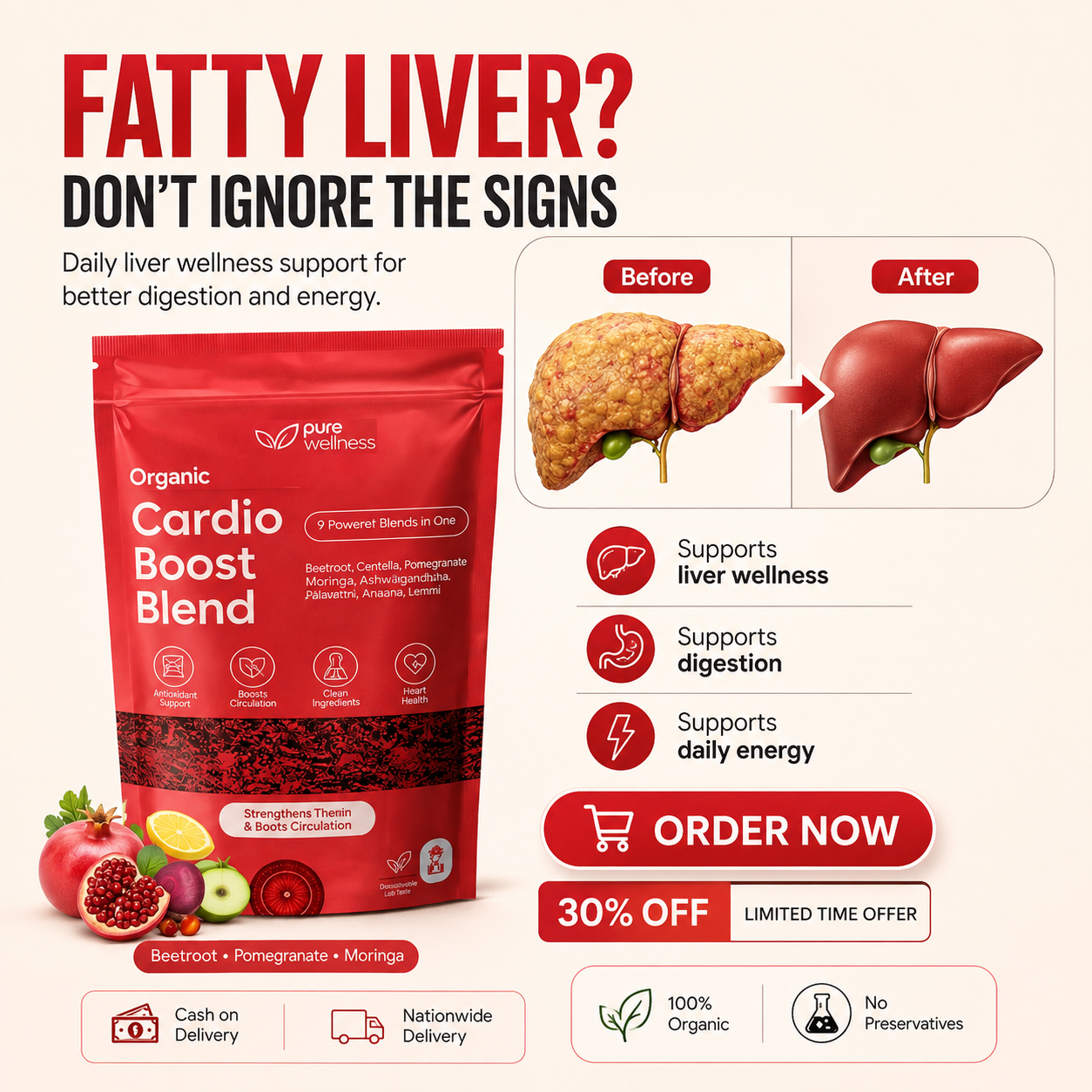 Purewellness.pk Facebook ad