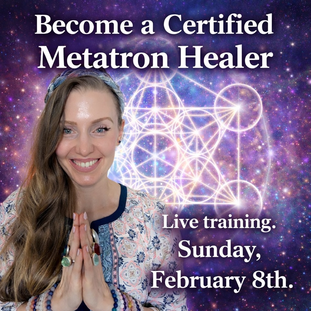 Mariia Healing Light Facebook ad: Metatron Certification & Training Online | The Light of…