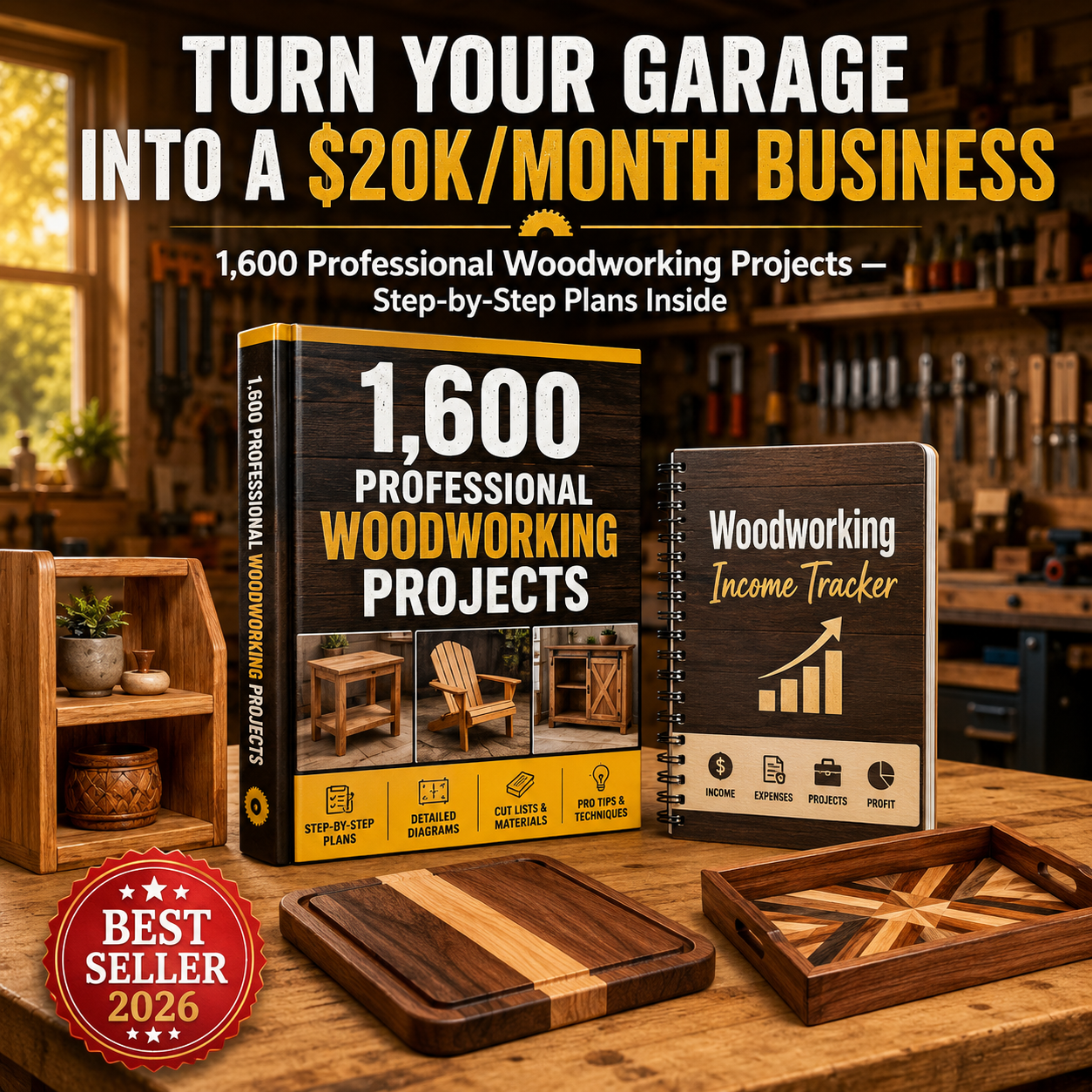 Expert Academy Facebook ad: Why do some hobbyists build perfect furniture on their…