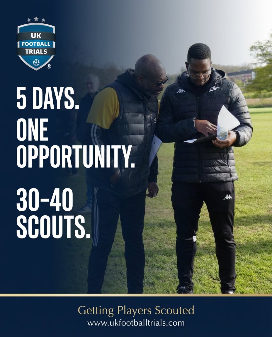 UK Football Trials Facebook ad