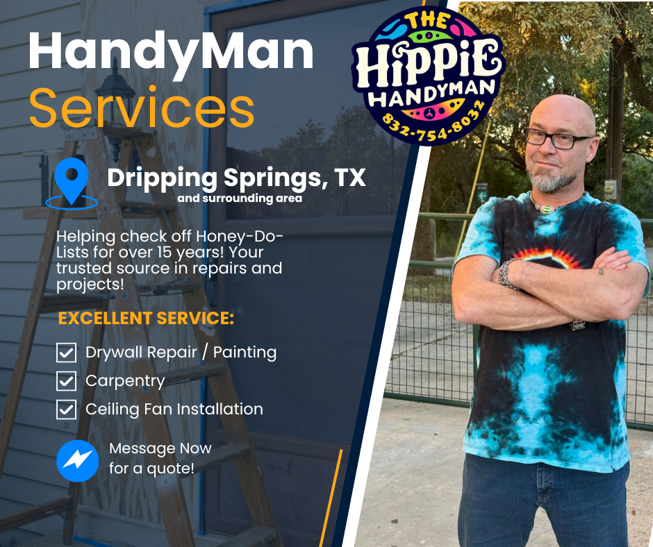 The Hippie Handyman Facebook ad from Aug 6, 2025