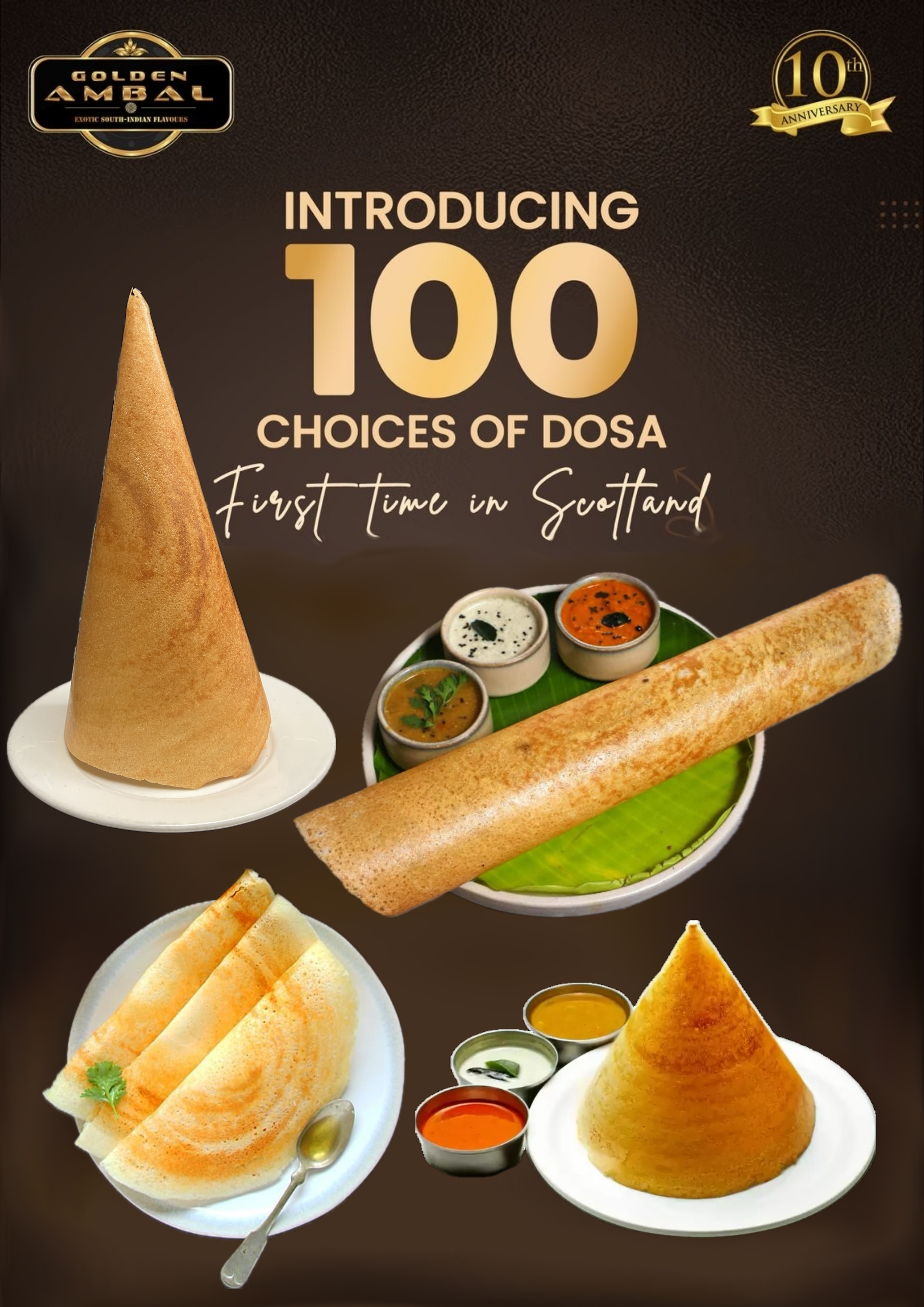 Golden Ambal South Indian Restaurant Facebook ad: Authentic North Indian and South Indian food in…