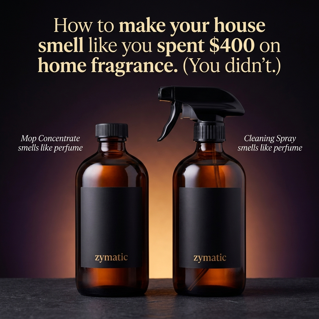 Zymatic Facebook ad: Highly Scented Cleaners That Smell Like Perfume