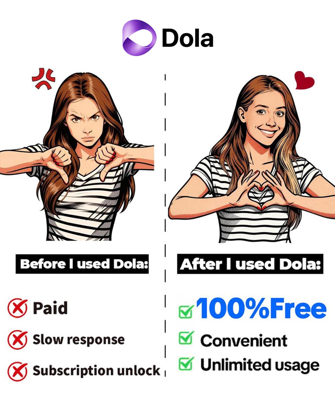 Dola: Smart AI Assistant Facebook ad