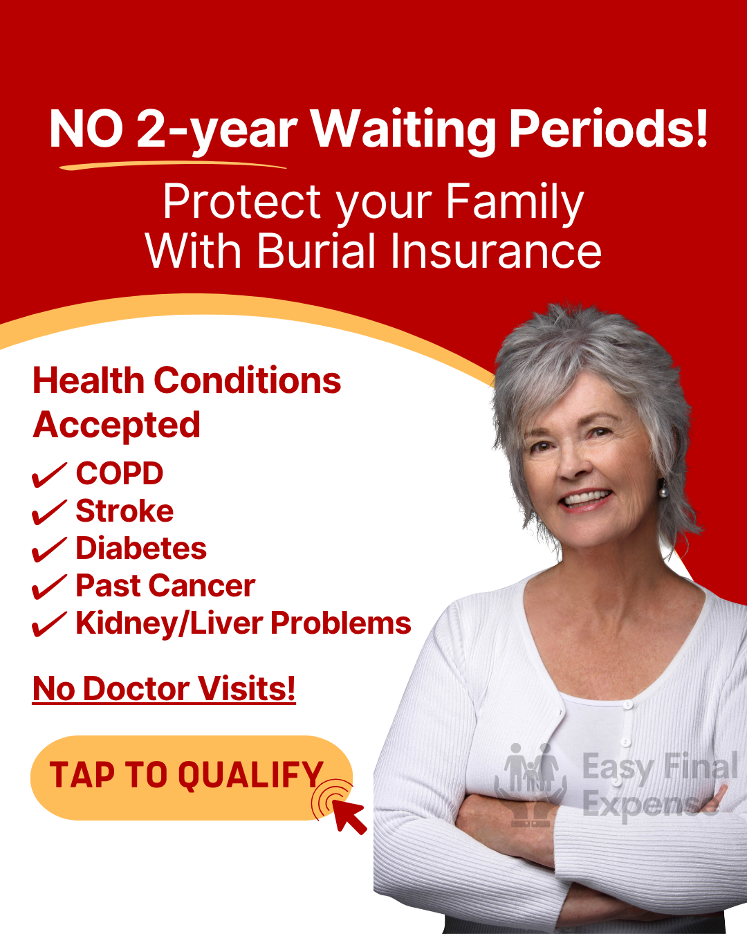 Easy Final Expense Facebook ad