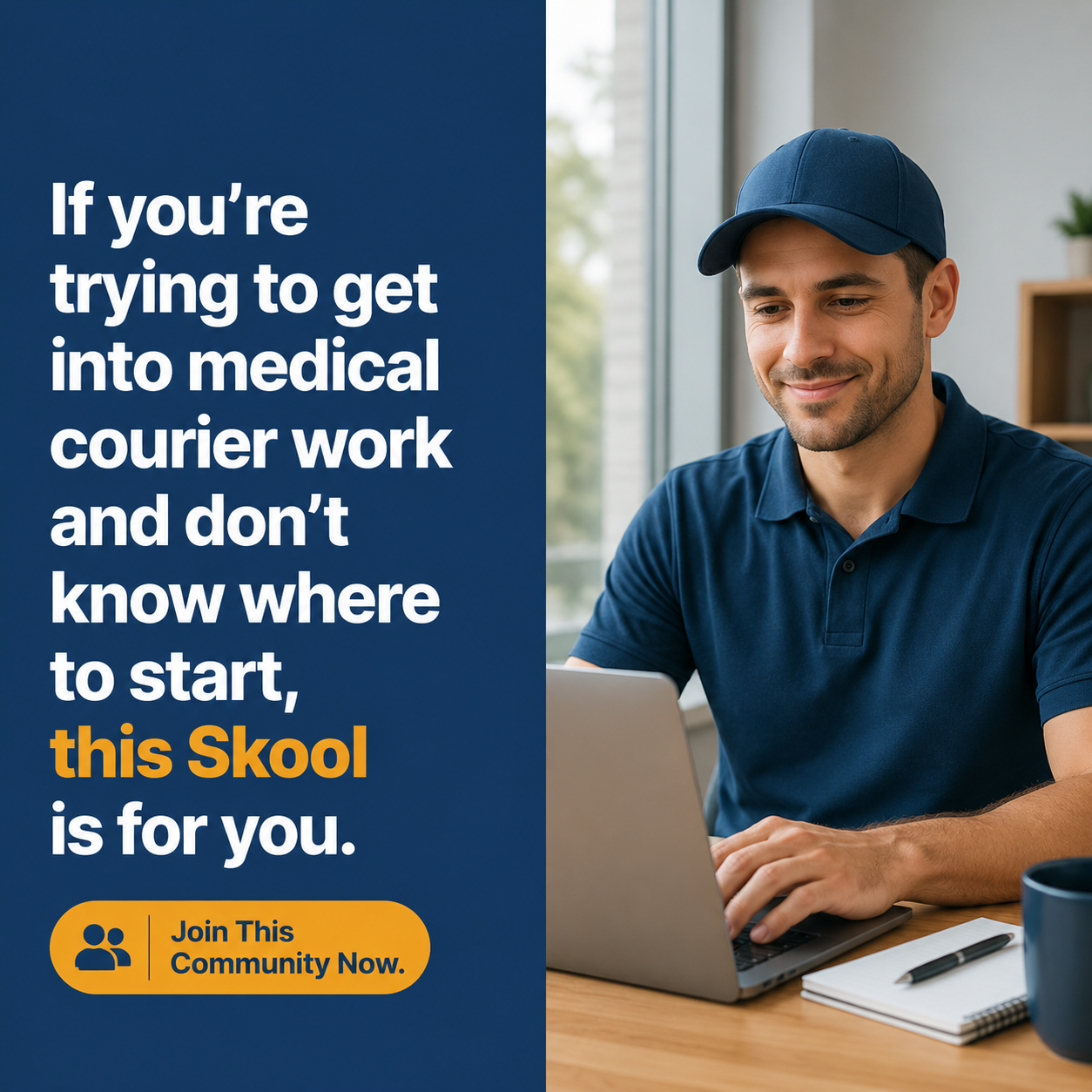 Skool Facebook ad