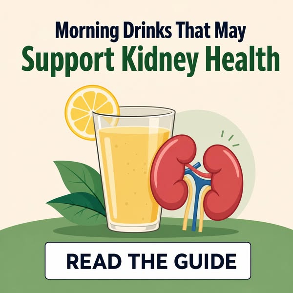 Good Things Daily Facebook ad: Morning Drinks Kidney Specialists Recommend