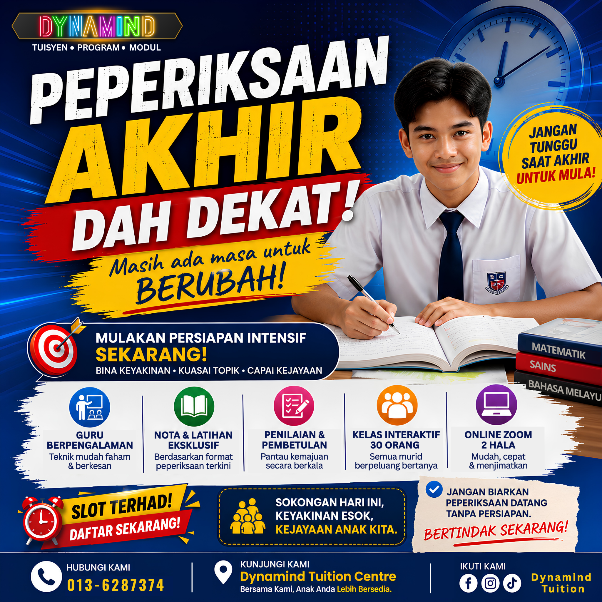 Dynamind Tuition Facebook ad