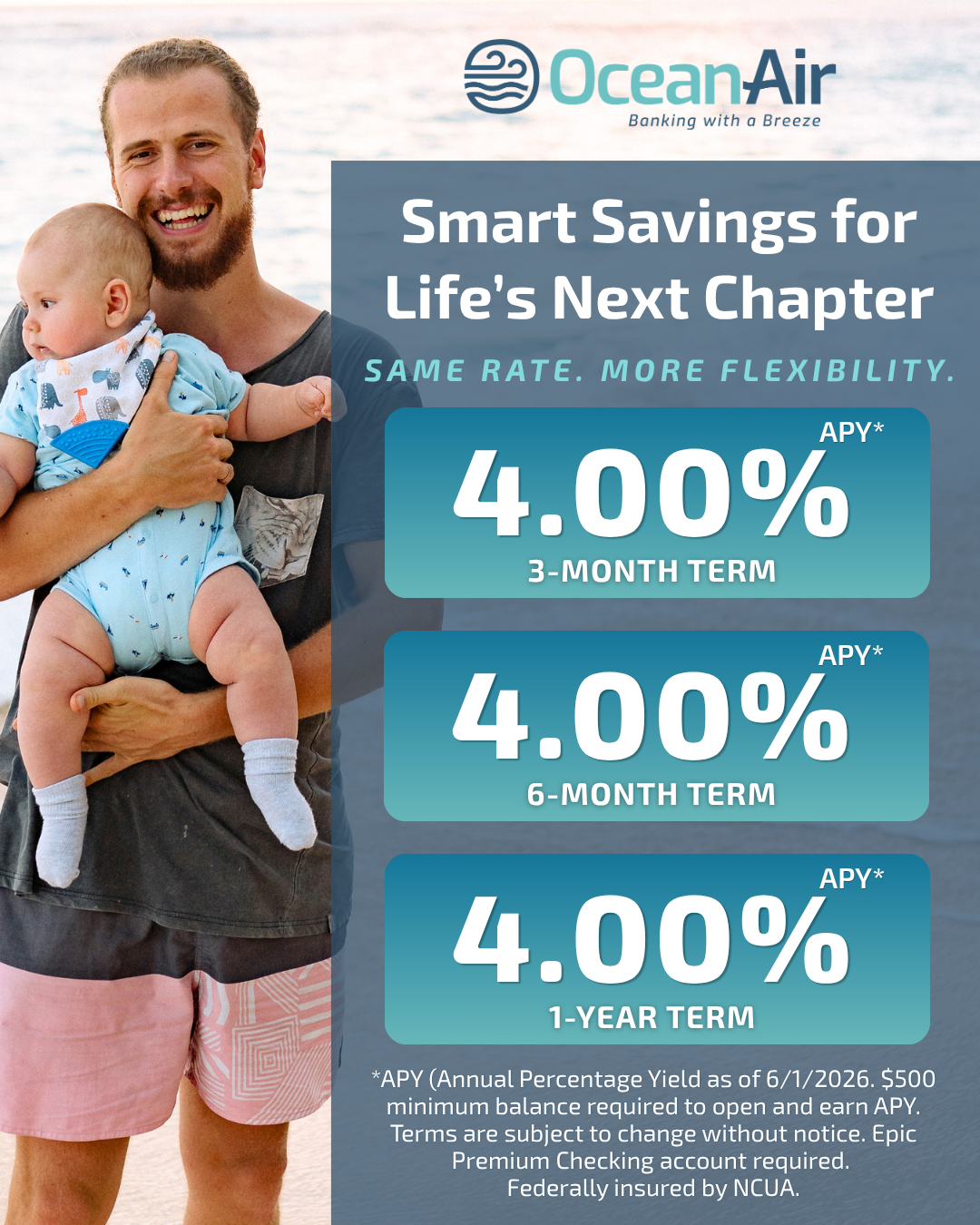 OceanAir Credit Union Facebook ad