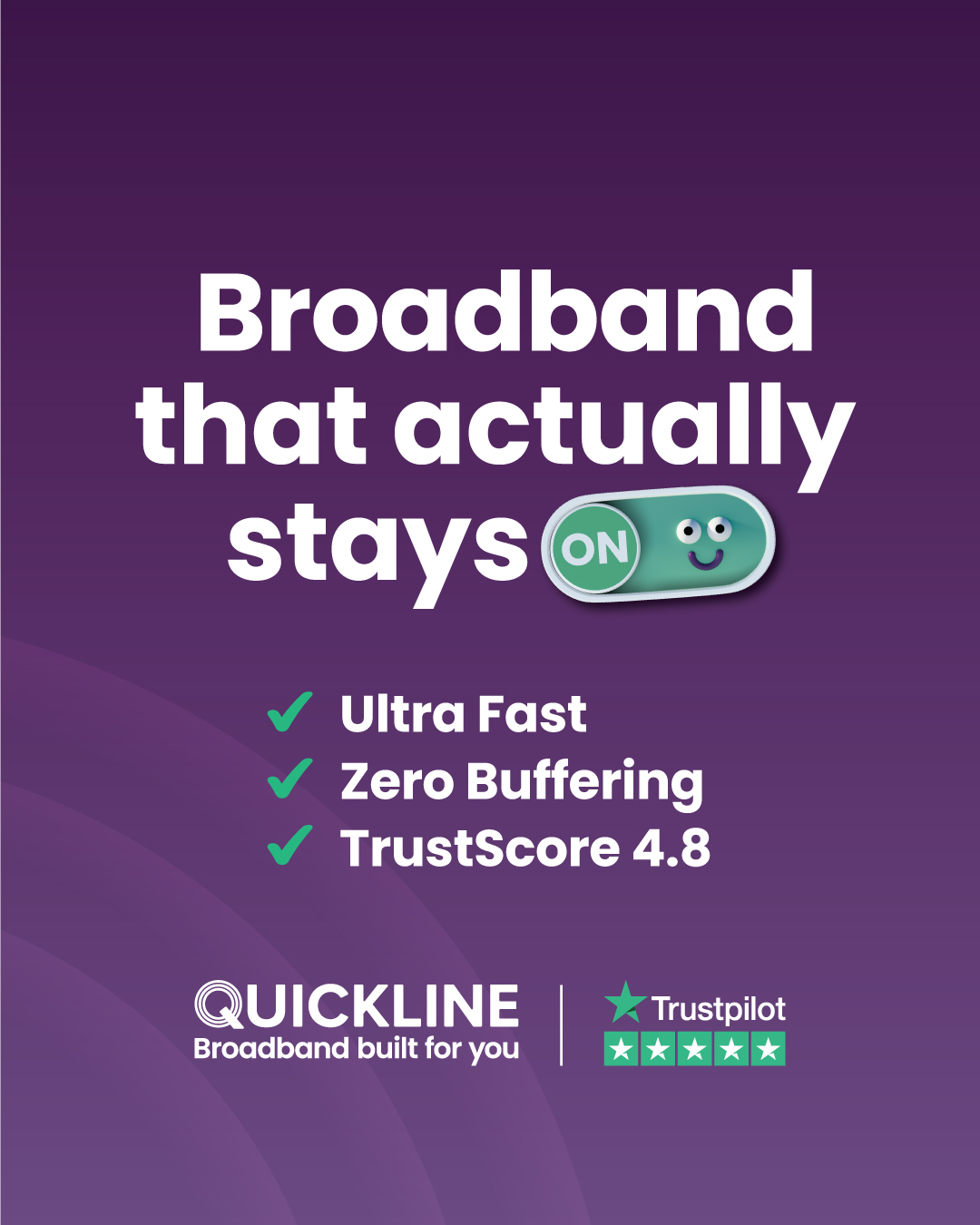 Quickline Facebook ad