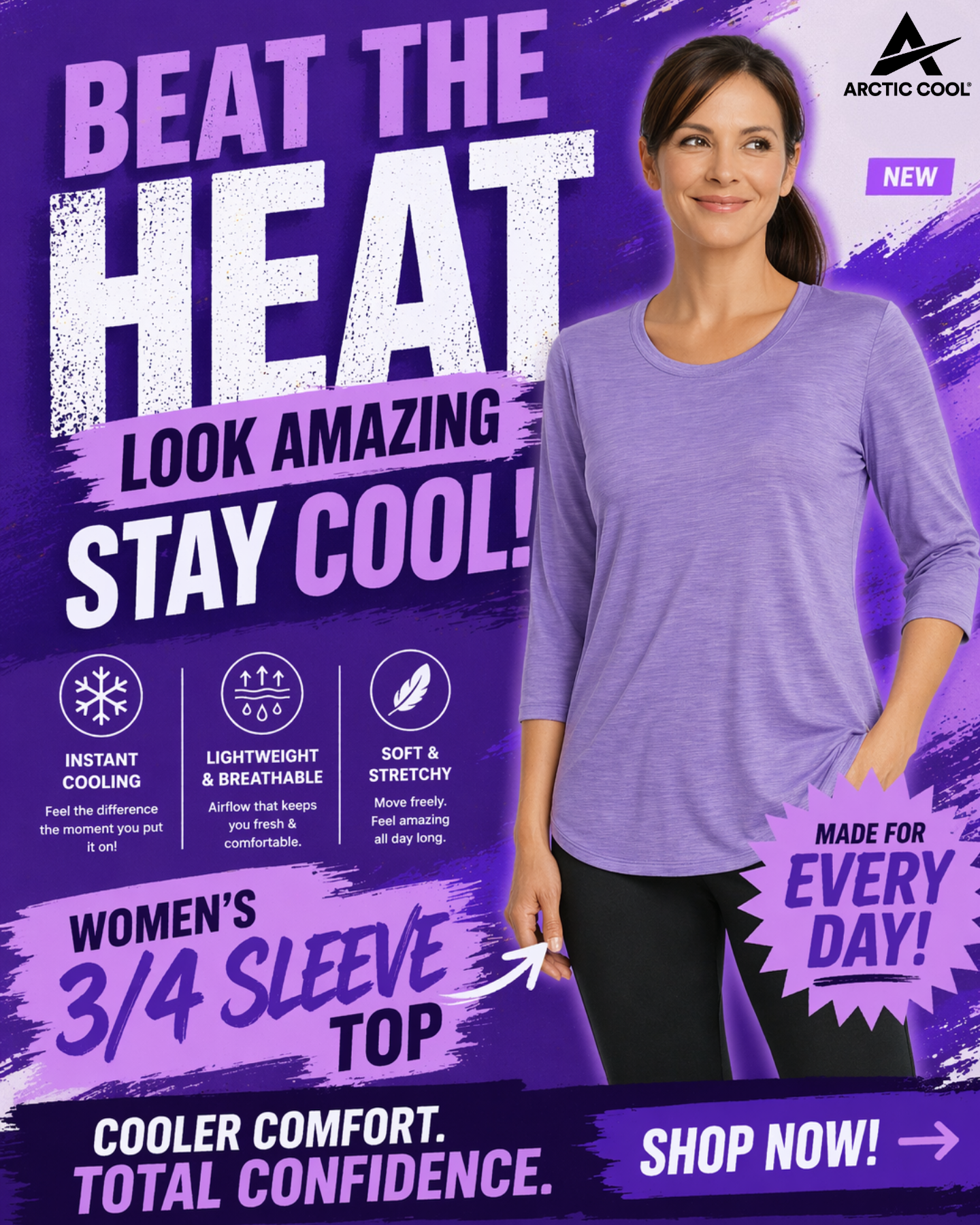 Arctic Cool Facebook ad