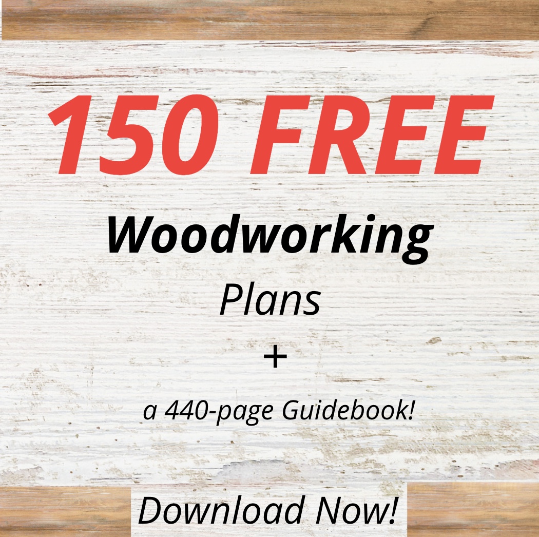 Woodworking Mastery Facebook ad: 150 Free Woodworking Plans!