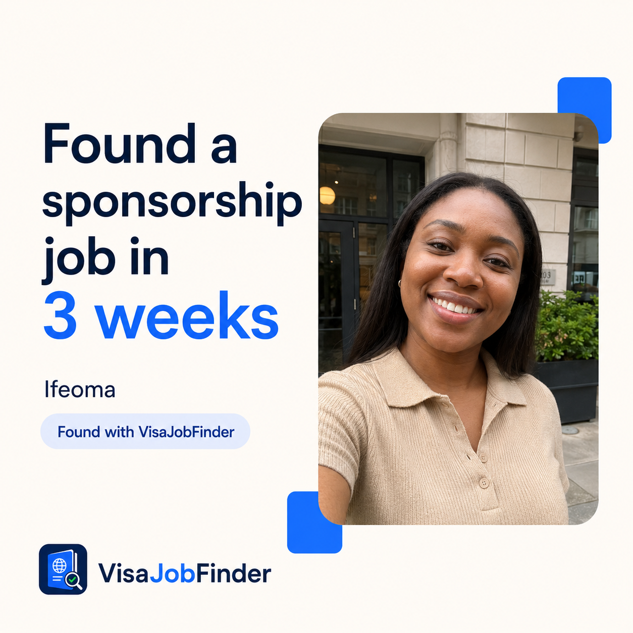 Visa Job Finder Facebook ad