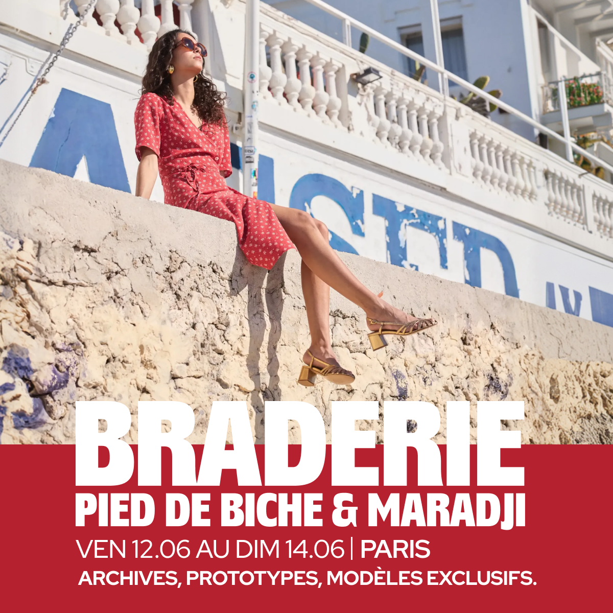 Pied de Biche Facebook ad: Braderie Pied de Biche & Maradji 2026