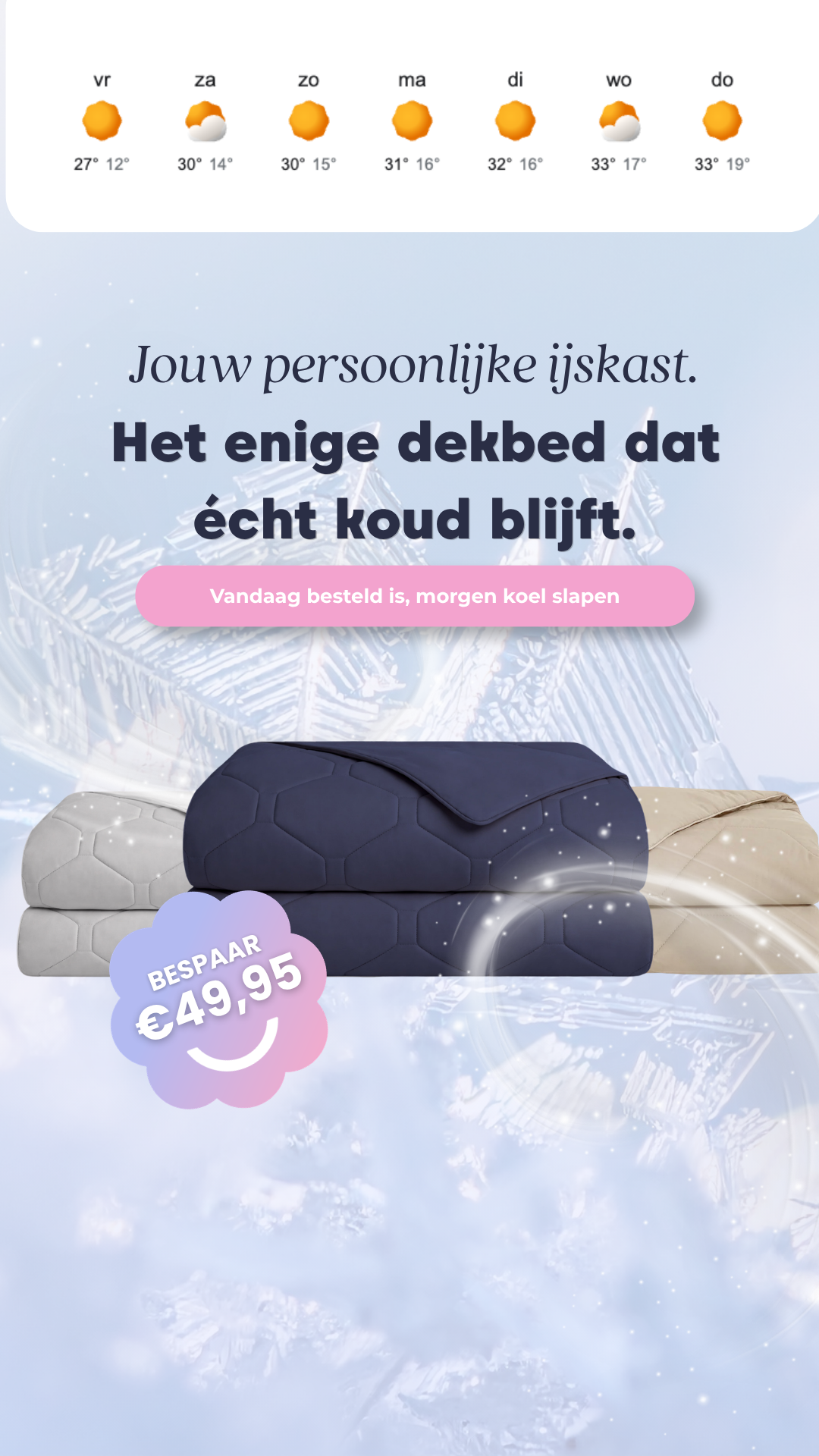 HappyBed Facebook ad