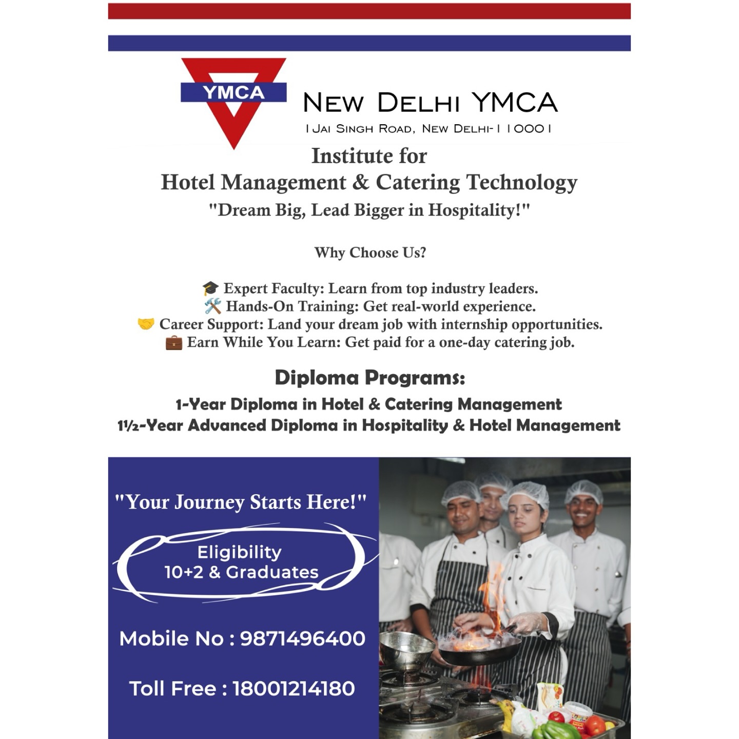 New Delhi YMCA Facebook ad