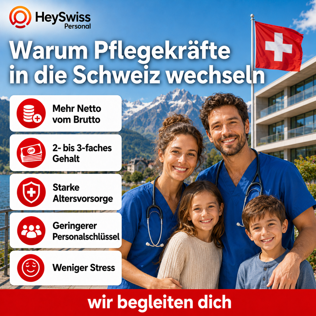 HeySwiss Personal Facebook ad