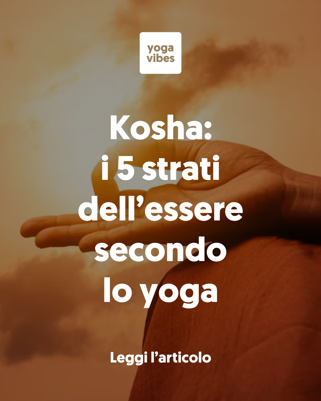 Yoga Vibes Facebook ad: Scopri chi sei attraverso i Kosha