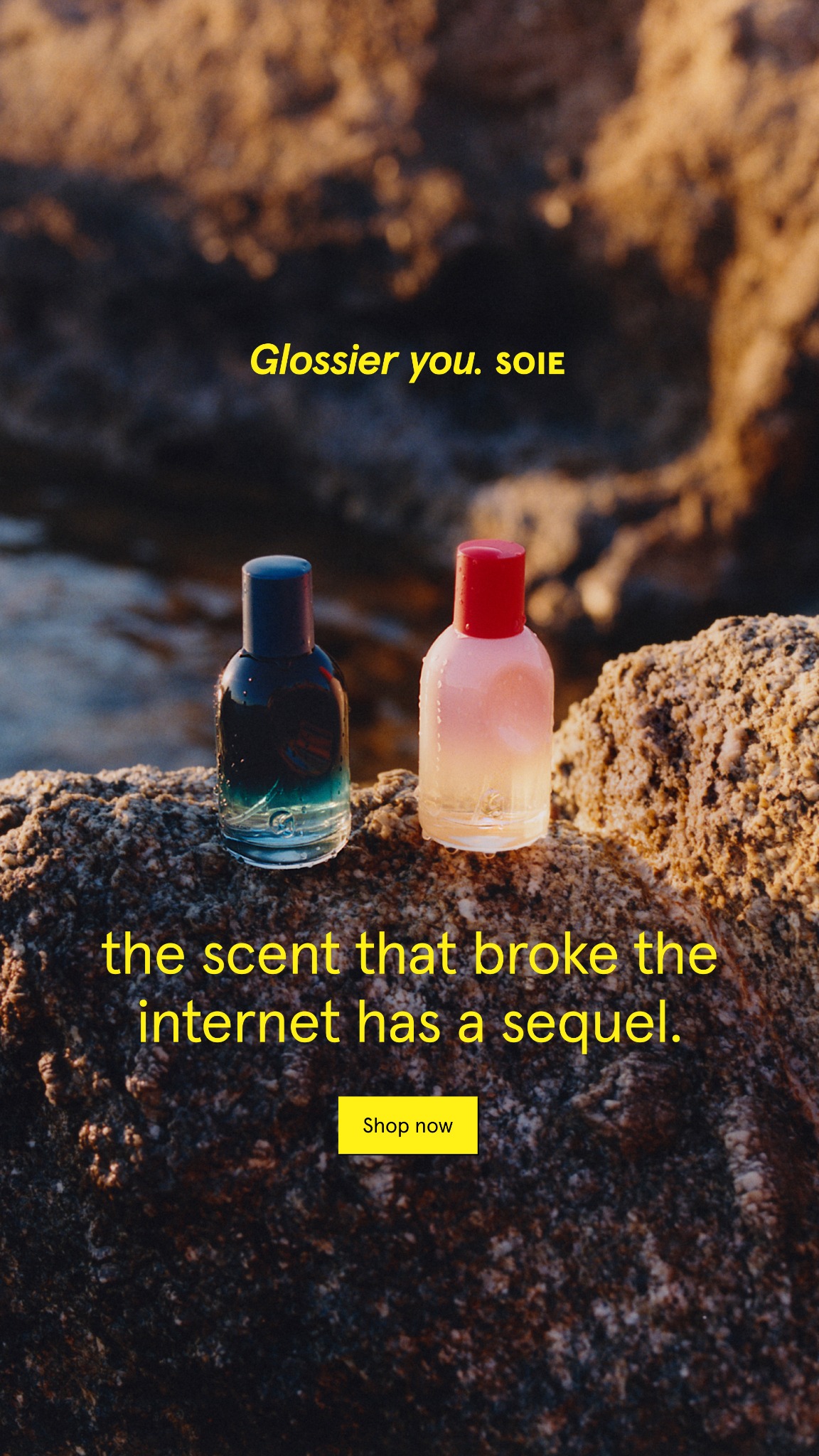 Glossier Facebook ad
