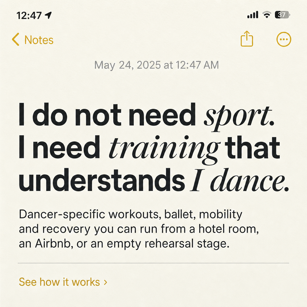 Dance Masterclass Facebook ad