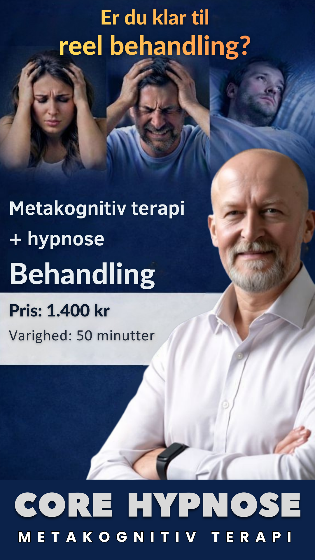Corehypnose.dk - Metakognitiv Terapi & Hypnose Facebook ad