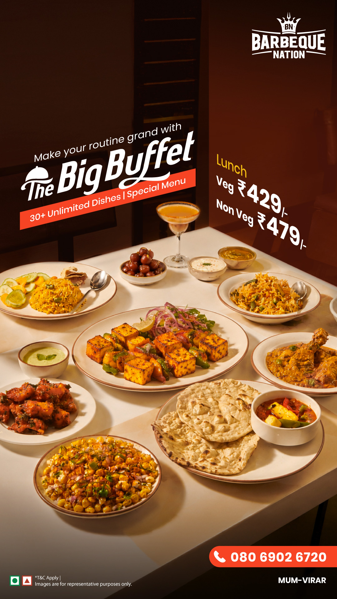 Barbeque Nation Facebook ad