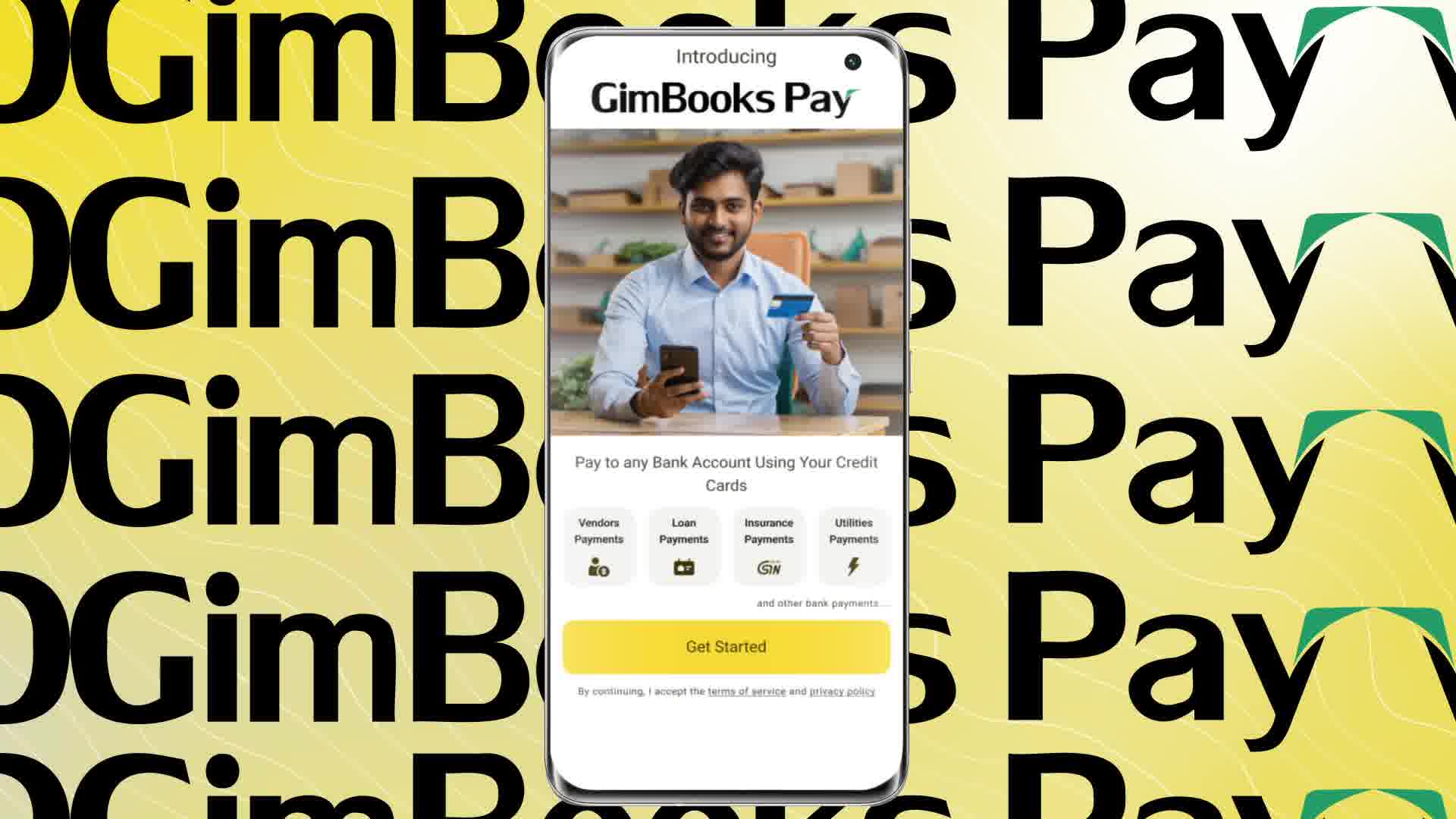 GimBooks Pay Facebook ad: Credit Card to Bank Transfer