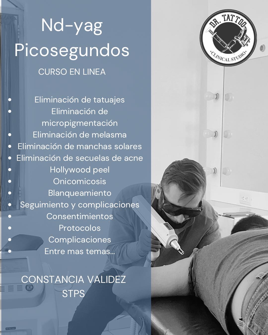 Dr Tattoo Clinical Studio Facebook ad: Curso en línea