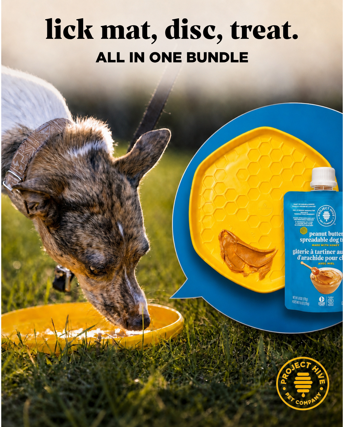 Project Hive Pet Company Facebook ad: One Disc Just Replaced Three Things In Your Dog Bag