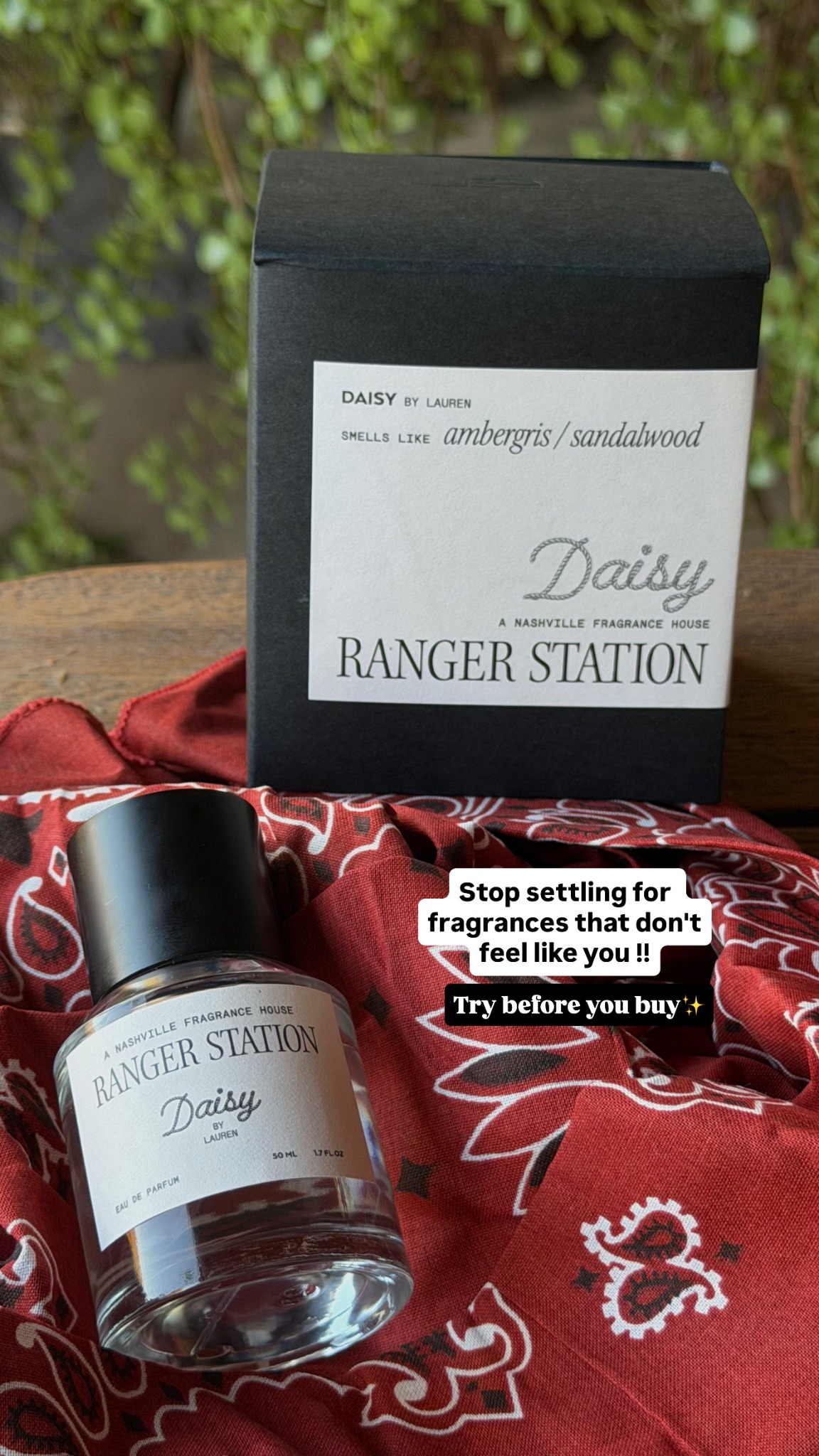 Ranger Station Fragrance Facebook ad