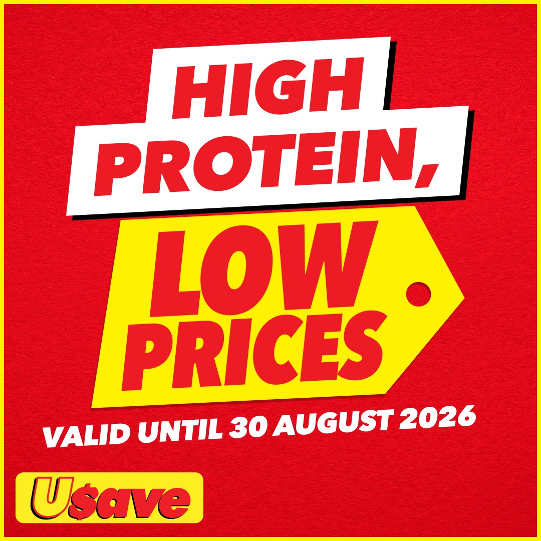 Usave South Africa Facebook ad: The protein you've been looking for is right…
