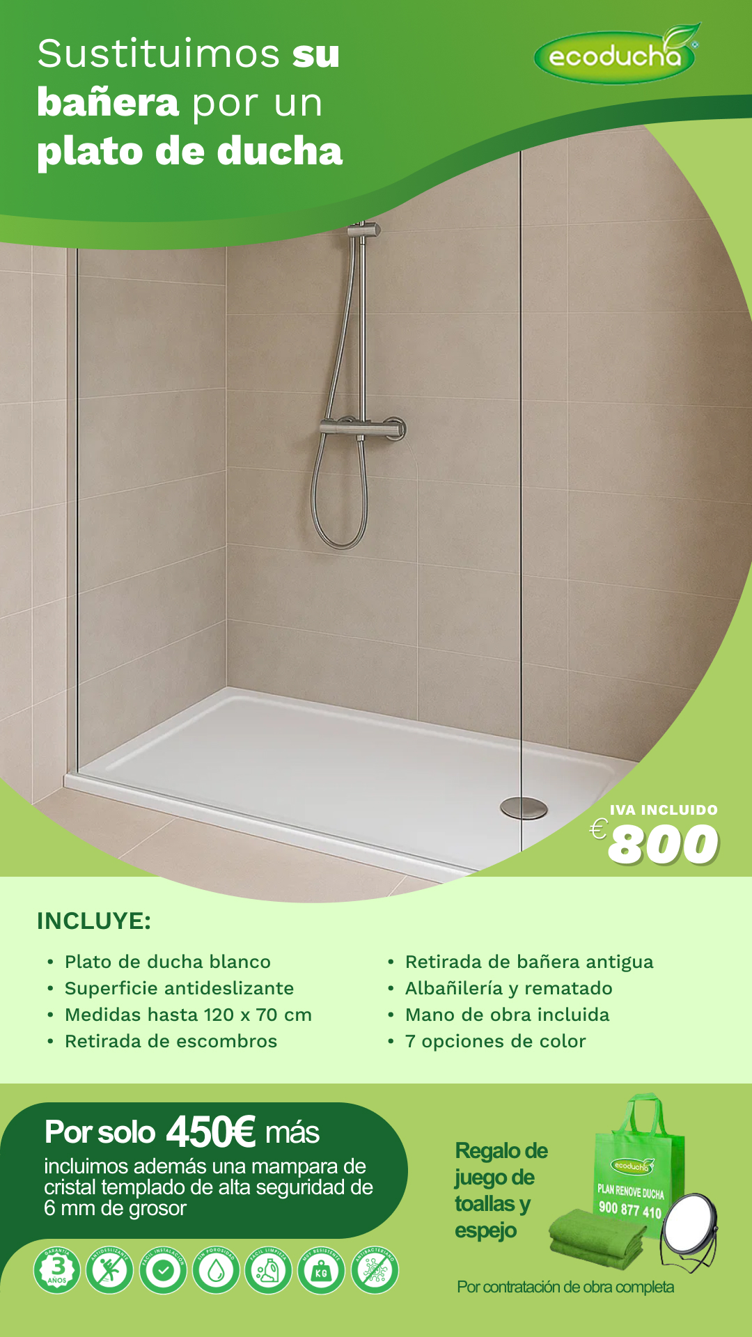 Ecoducha Facebook ad from Nov 3, 2025
