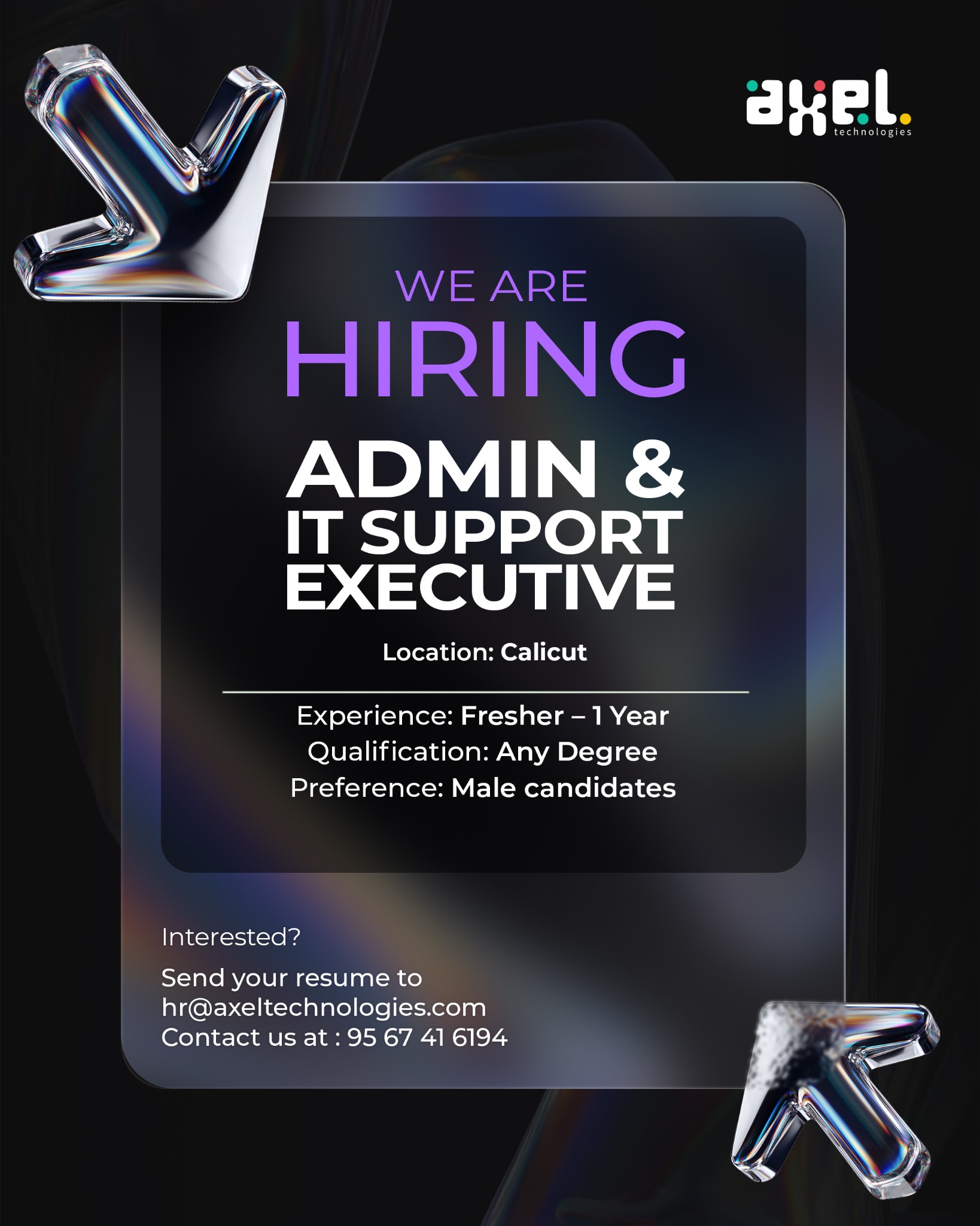 Axel Technologies Facebook ad