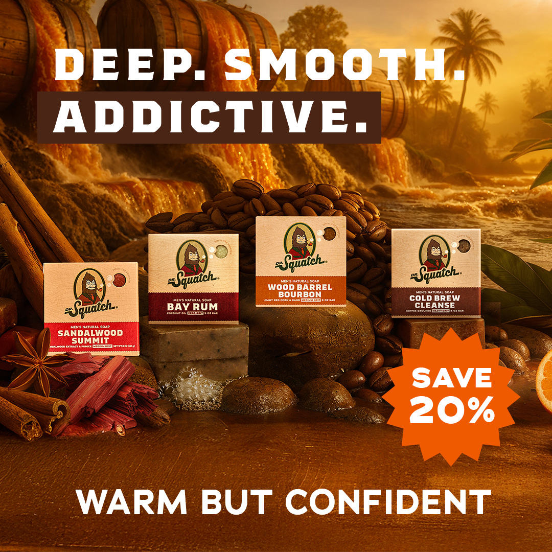 Dr. Squatch Facebook ad