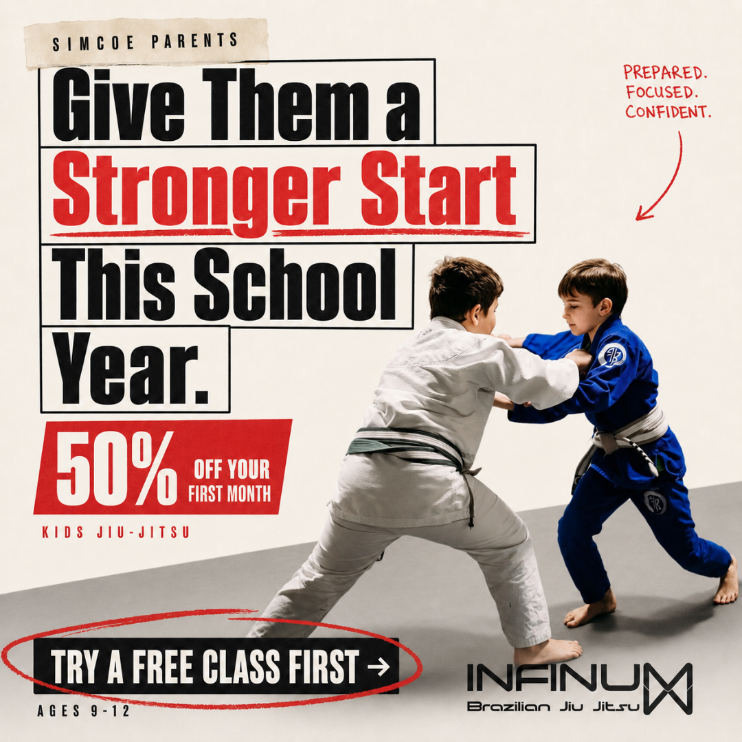 Infinum BJJ Norfolk Facebook ad: Try a FREE Class
