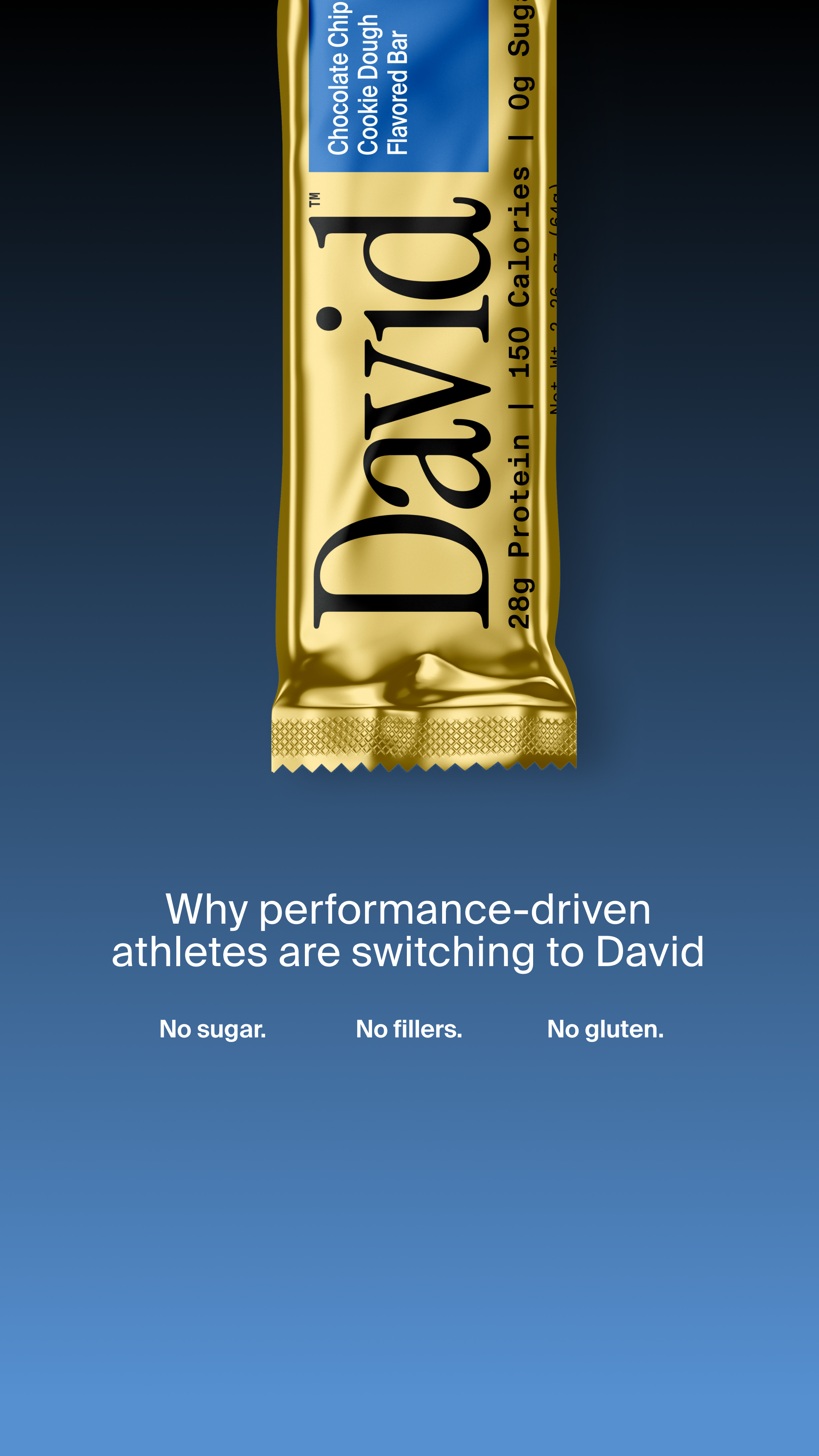 David Protein Facebook ad