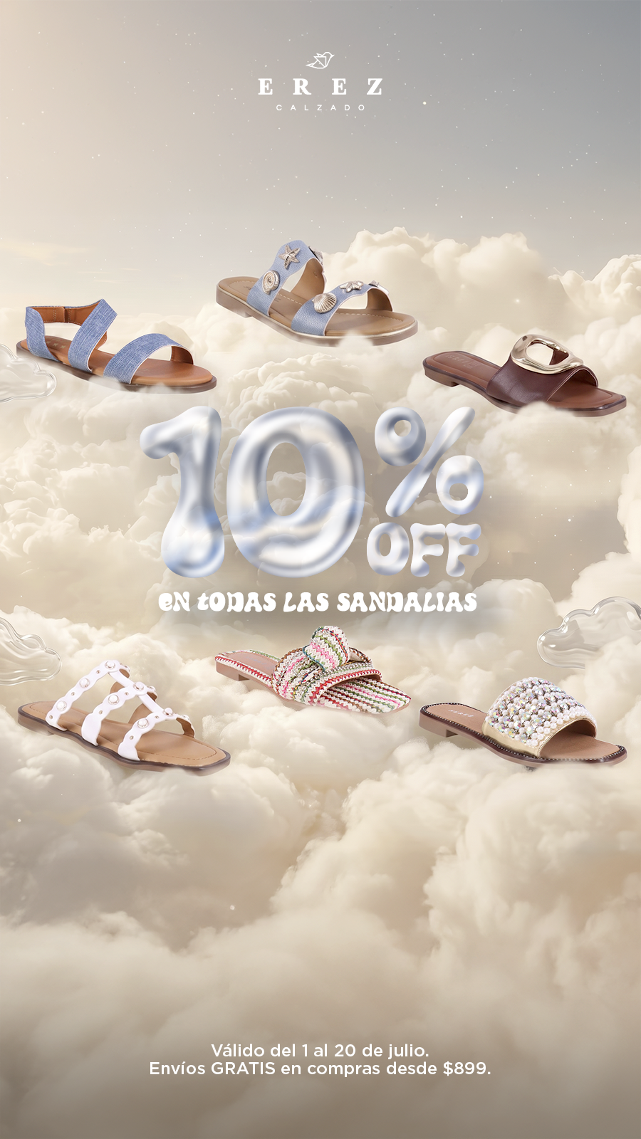 EREZ Zapatería Facebook ad from Jul 3, 2026